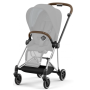 Коляска 2в1 Cybex Mios 4.0 Mirage Grey шасі Chrome Brown