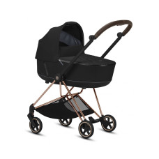 Коляска 2в1 Cybex Mios Black на шасі Rose Gold