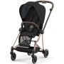 Коляска 2в1 Cybex Mios 4.0 Stardust Black Plus шасі Rose Gold