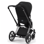 Коляска 2в1 Cybex Priam 4.0 Sepia Black (Deep Black) шасси Chrome Black