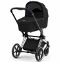 Коляска 2в1 Cybex Priam 4.0 Sepia Black (Deep Black) шасси Chrome Black