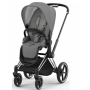 Коляска 2в1 Cybex Priam 4.0 Mirage Grey шасі Chrome Black