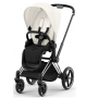 Коляска 2в1 Cybex Priam 4.0 Off White шасі Chrome Black