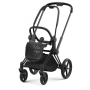 Коляска 2в1 Cybex Priam 4.0 Off White шасі Matt Black (прогулянка бежева або сіра)