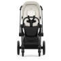 Коляска 2в1 Cybex Priam 4.0 Off White шасі Matt Black (прогулянка бежева або сіра)