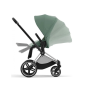 Коляска 2в1 Cybex Priam 4.0 Leaf Green шасі Chrome Black