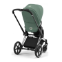 Коляска 2в1 Cybex Priam 4.0 Leaf Green шасі Chrome Black