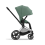 Коляска 2в1 Cybex Priam 4.0 Leaf Green шасі Chrome Black