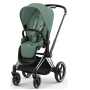 Коляска 2в1 Cybex Priam 4.0 Leaf Green шасі Chrome Black