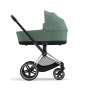 Коляска 2в1 Cybex Priam 4.0 Leaf Green шасі Chrome Black