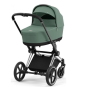 Коляска 2в1 Cybex Priam 4.0 Leaf Green шасі Chrome Black