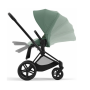 Коляска 2в1 Cybex Priam 4.0 Leaf Green шасі Matt Black
