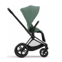 Коляска 2в1 Cybex Priam 4.0 Leaf Green шасі Matt Black