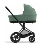 Коляска 2в1 Cybex Priam 4.0 Leaf Green шасі Matt Black