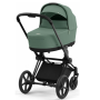 Коляска 2в1 Cybex Priam 4.0 Leaf Green шасі Matt Black