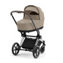 Коляска 2в1 Cybex Priam 4.0 Cozy Beige шасі Chrome Brown