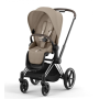 Коляска 2в1 Cybex Priam 4.0 Cozy Beige шасі Chrome Brown