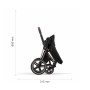 Коляска 2в1 Cybex Priam 4.0 Sepia Black шасі Chrome Brown (прогулянка бежева або сіра)