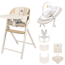 Стільчик для годування 3в1 Carrello Tenero CRL-9507 Olympus Beige Wooden