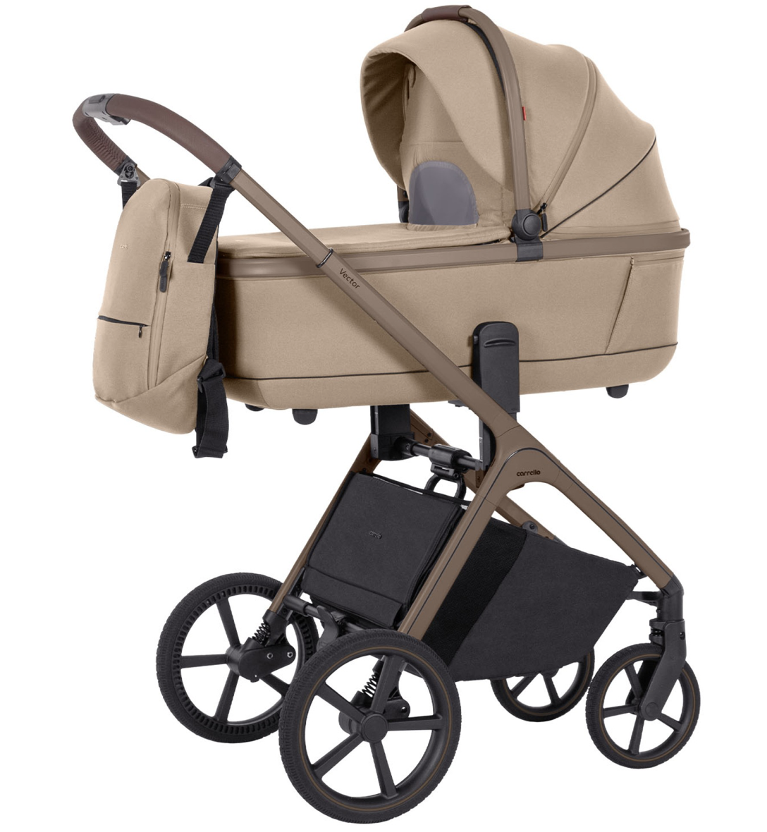 Коляска 2в1 Carrello Vector 2025 Foam Beige Vector—Купить детские